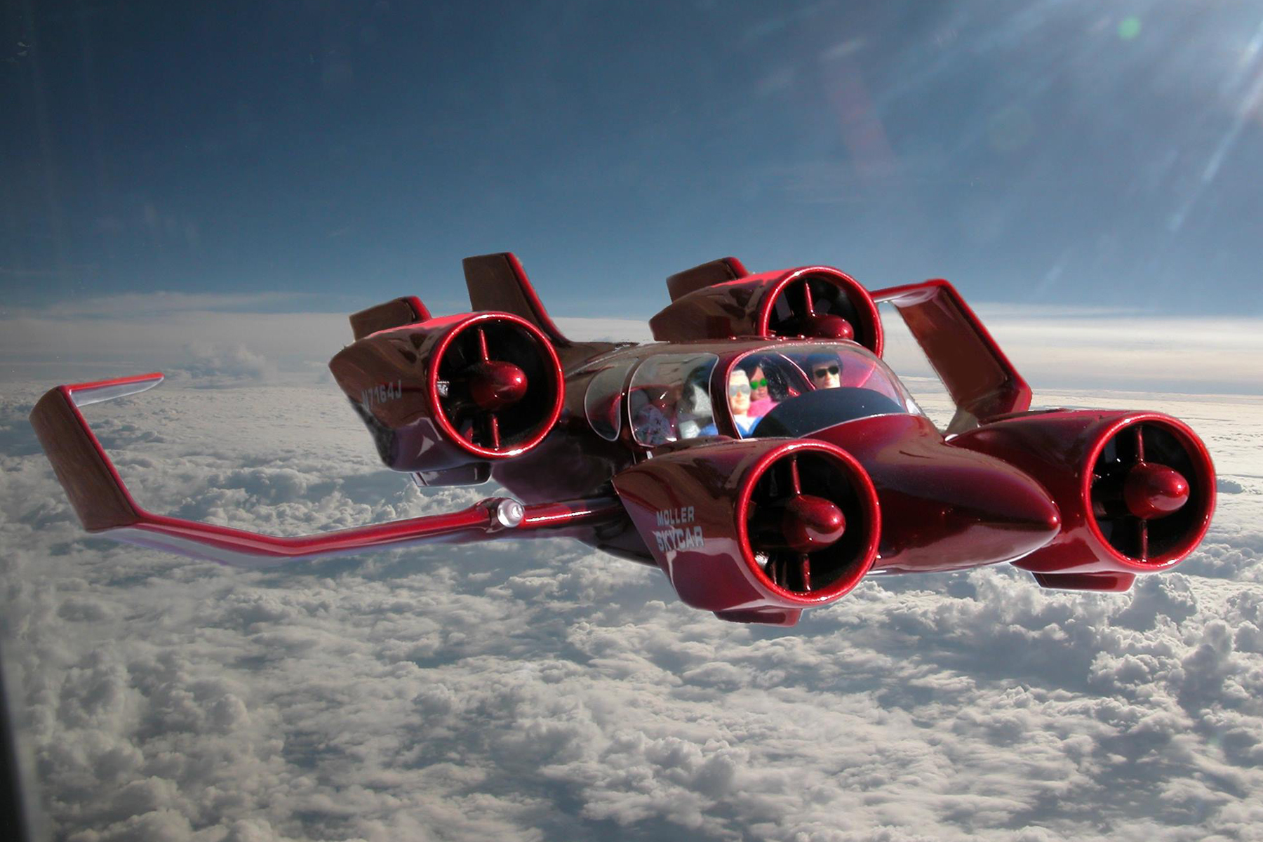 Skycar 400 conventional, hybrid-electric or all electric VTOL passenger prototype aircraft Skycar 400 conventional, hybrid-electric or all electric VTOL passenger prototype aircraft